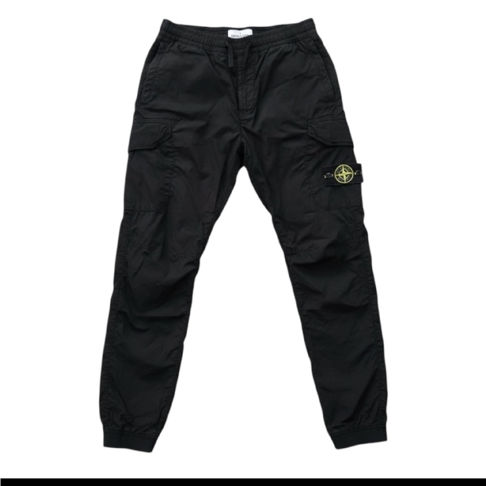 Stone Island Black Cargo Pants
